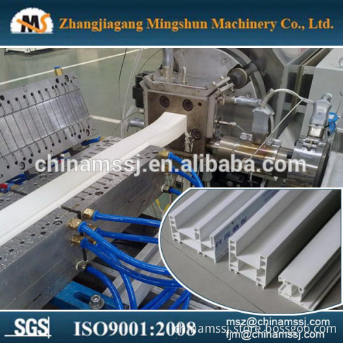 Plastic PVC door profile extrusion line ISO9001 and SGS